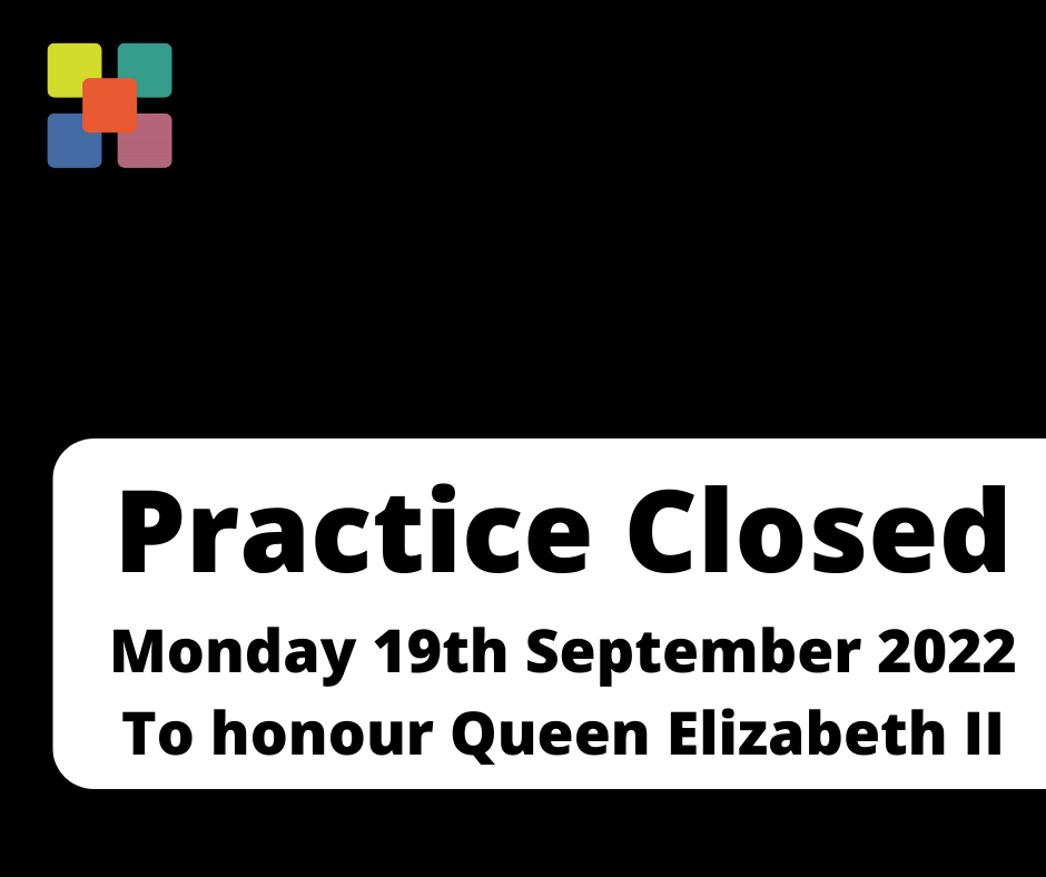 practice closed - monday 19th September 